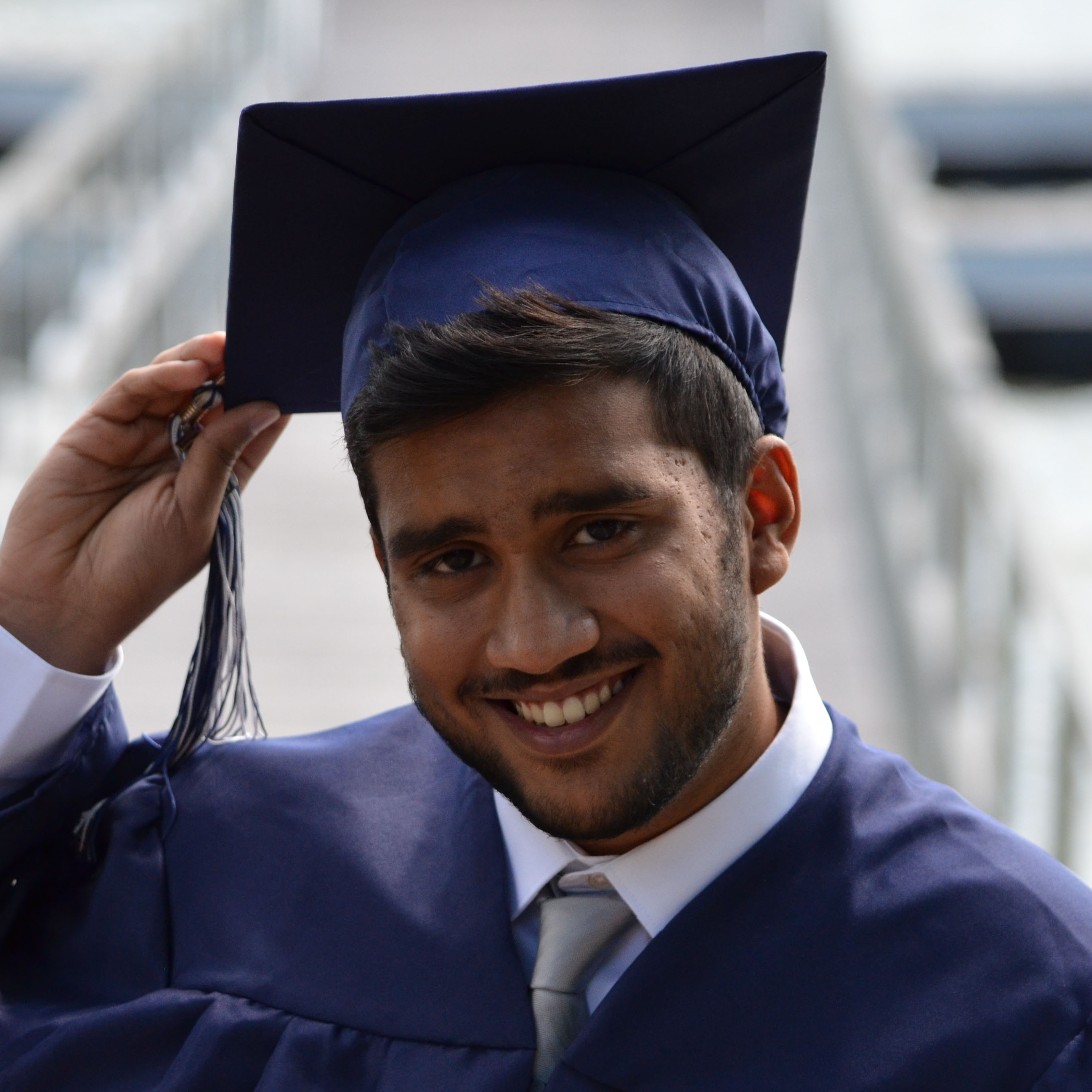 Muhammad graduates college
